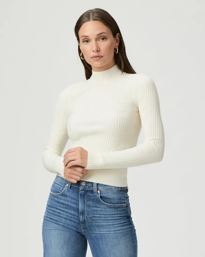 Raisa Top 8211 Ivory Women PAIGE Sweaters and Sweatshirts