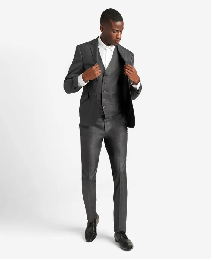 Ready Flex SlimFit Suit Separate Vest Gunmetal Men Kenneth Cole Suits and Suit Separates Ready Flex SlimFit Suit Separate Vest Gunmetal Men Kenneth Cole Suits and Suit Separates