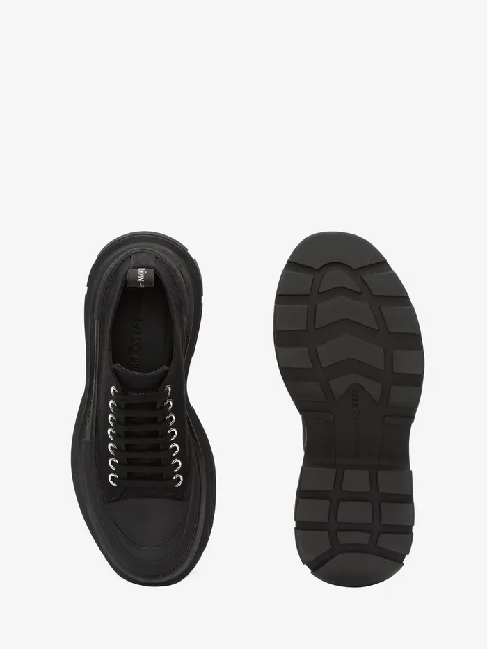 Sneakers Men Alexander McQueen Tread Slick Lace Up Black