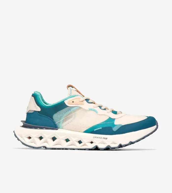 Sneakers Men Cole Haan 5ZERGRAND Running Shoe Deep Lakemoroccan Blueivory