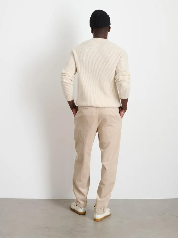 Standard Pleated Pant In Corduroy Cloud Grey Men Alex Mill Pants