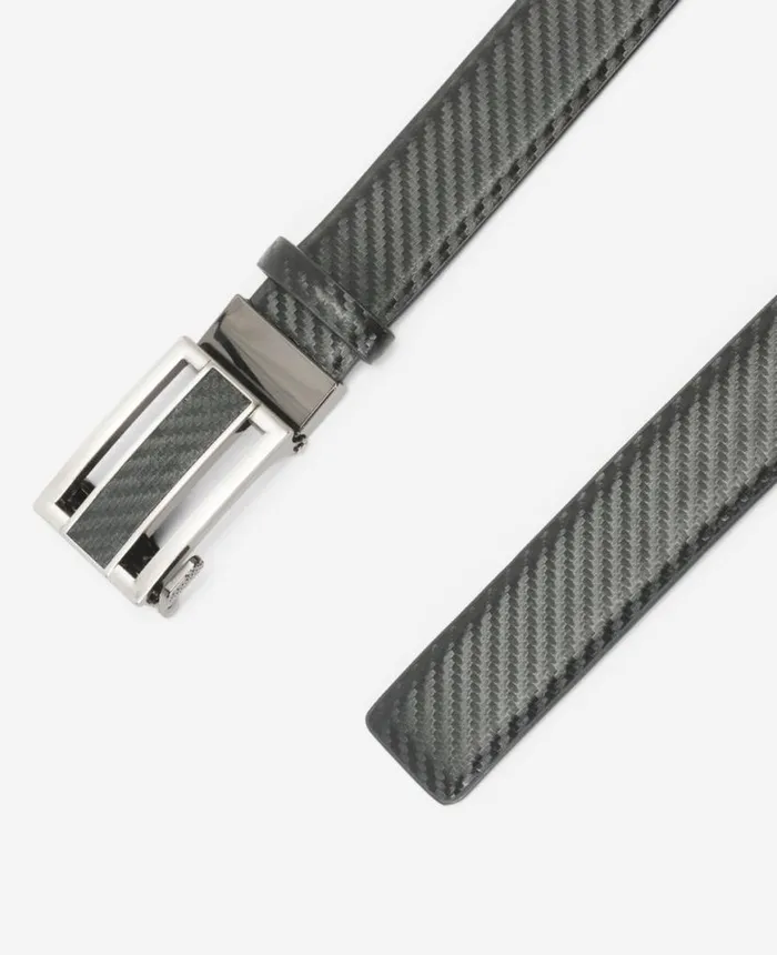 Textured Tracklock Belt Carbon Fiber Men Kenneth Cole Bags and Belts Textured Tracklock Belt Carbon Fiber Men Kenneth Cole Bags and Belts
