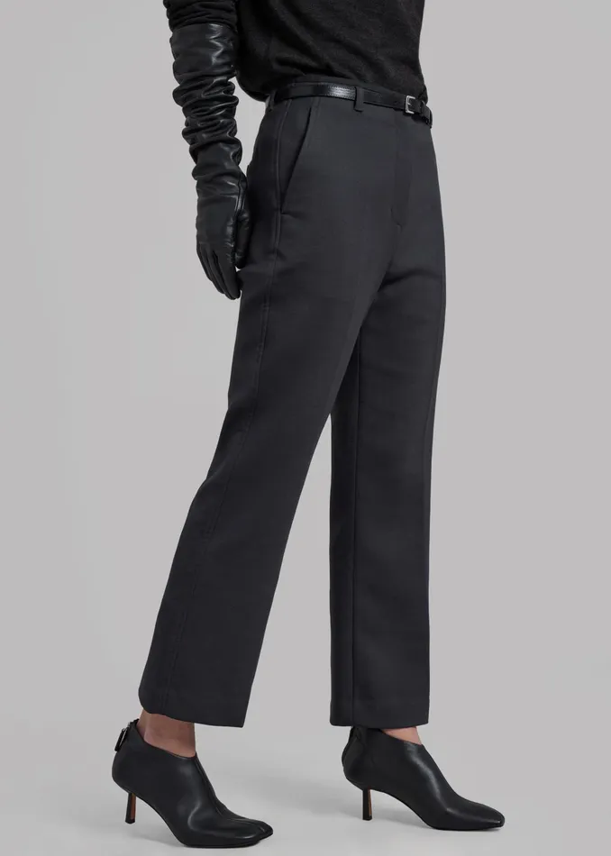 The Frankie Shop Bottoms Women 31 Phillip Lim Slim Kick Flare Trousers 8211 Ink
