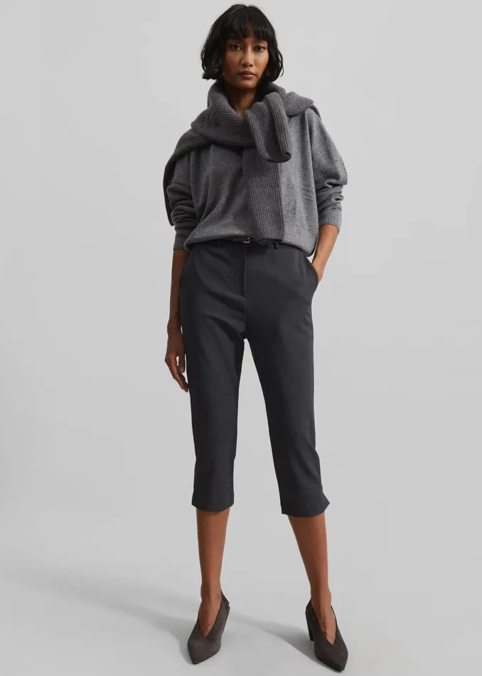 The Frankie Shop Knitwear Women Isha Sweater 8211 Grey
