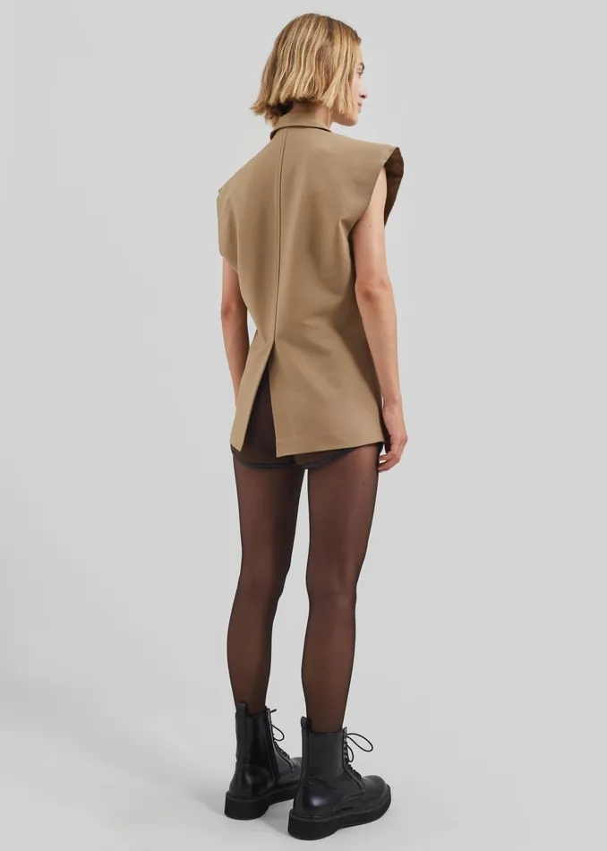 The Frankie Shop Outerwear Women Lucerne Vest 8211 Beige
