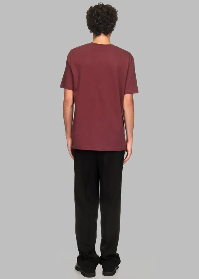 The Frankie Shop Tops Men Ronan TShirt X Barbie 8211 Burgundy
