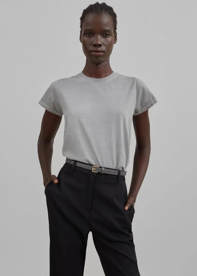 The Frankie Shop Tops Women Dollie Tee 8211 Grey