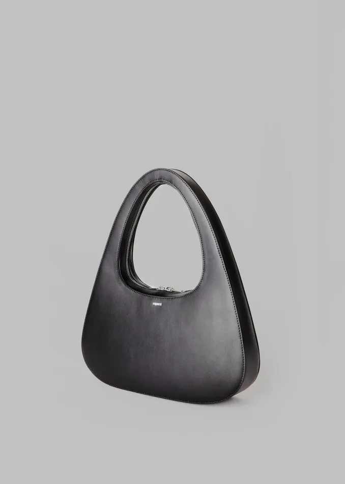 The Frankie Shop Women Coperni Large Baguette Swipe Bag 8211 Black