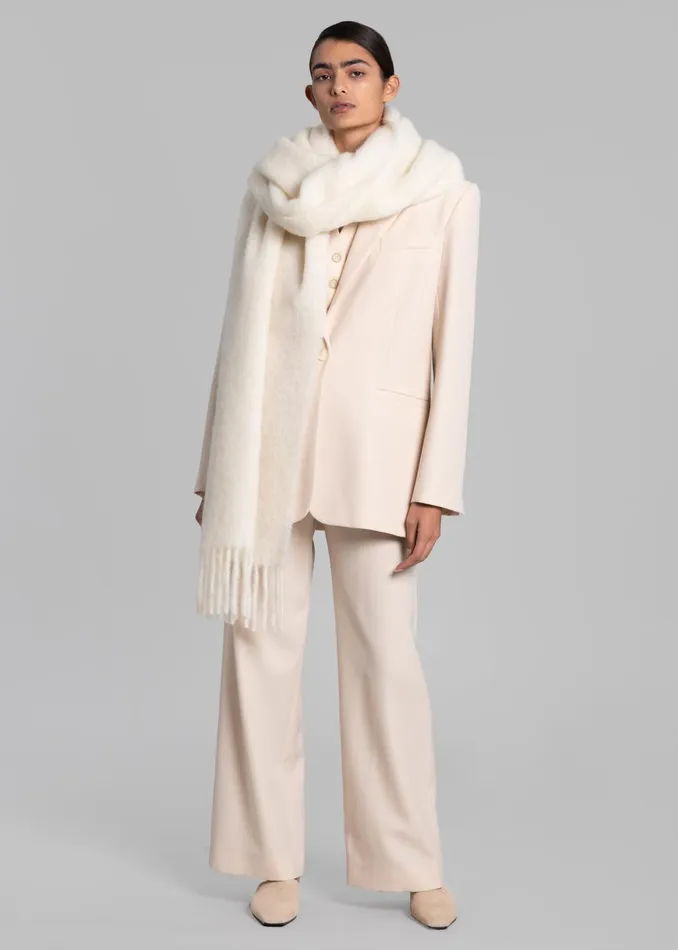 The Frankie Shop Women Frankie Lanne Scarf 8211 Off White
