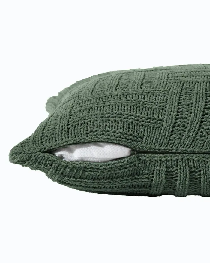 Tommy Bahama Chain Basket Decorative Pillow Green Beach and Home Pillows and Shams Tommy Bahama Chain Basket Decorative Pillow Green Beach and Home Pillows and Shams