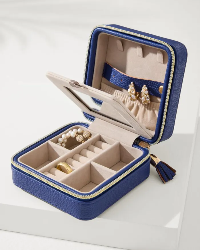 Tommy Bahama Leah Navy Travel Jewelry Case Navy WomenBeach and Home Luggage and Travel Tommy Bahama Leah Navy Travel Jewelry Case Navy WomenBeach and Home Luggage and Travel