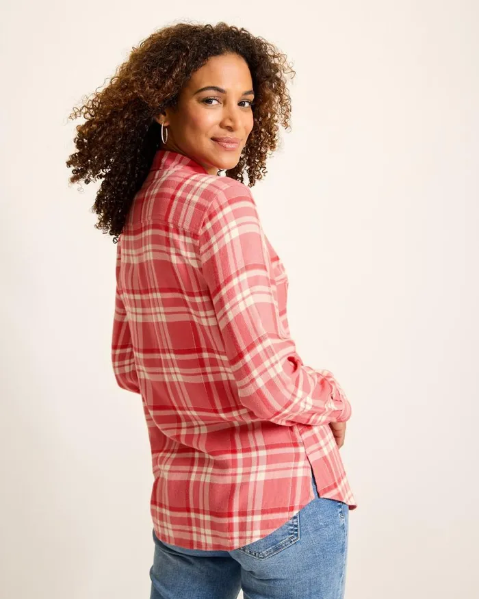 Tommy Bahama Seabed Sands Flannel Shirt Red Sunset Women Tops and Shirts Tommy Bahama Seabed Sands Flannel Shirt Red Sunset Women Tops and Shirts