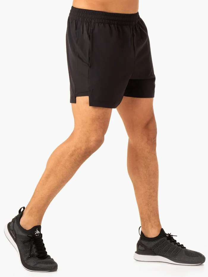 Vital Gym Short 8211 Faded Black Men Ryderwear Gym Shorts