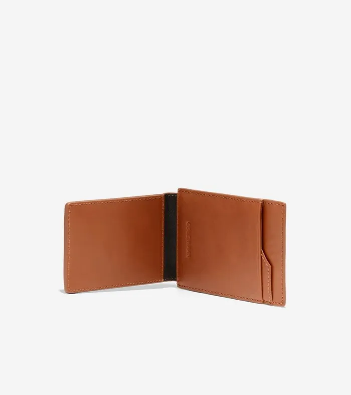 Wallets Men Cole Haan Boxshine Magnetic Wallet Cognac