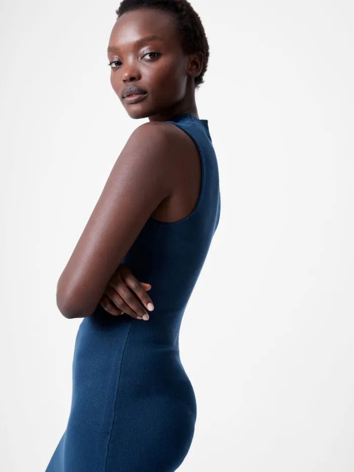 Woman French Connection Dresses Babysoft Bodycon Midi Dress Deep Teal