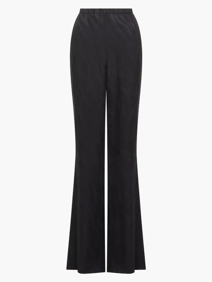 Woman French Connection Trousers Aba Eco Satin Trousers Blackout