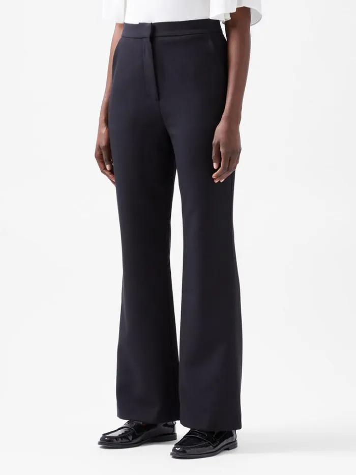 Woman French Connection Trousers Azra Twill Trousers Blackout