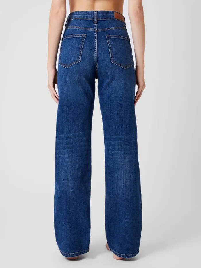 Woman French Connection Trousers Toms Denim Bleach Line Jeans 32 Inch Vintage