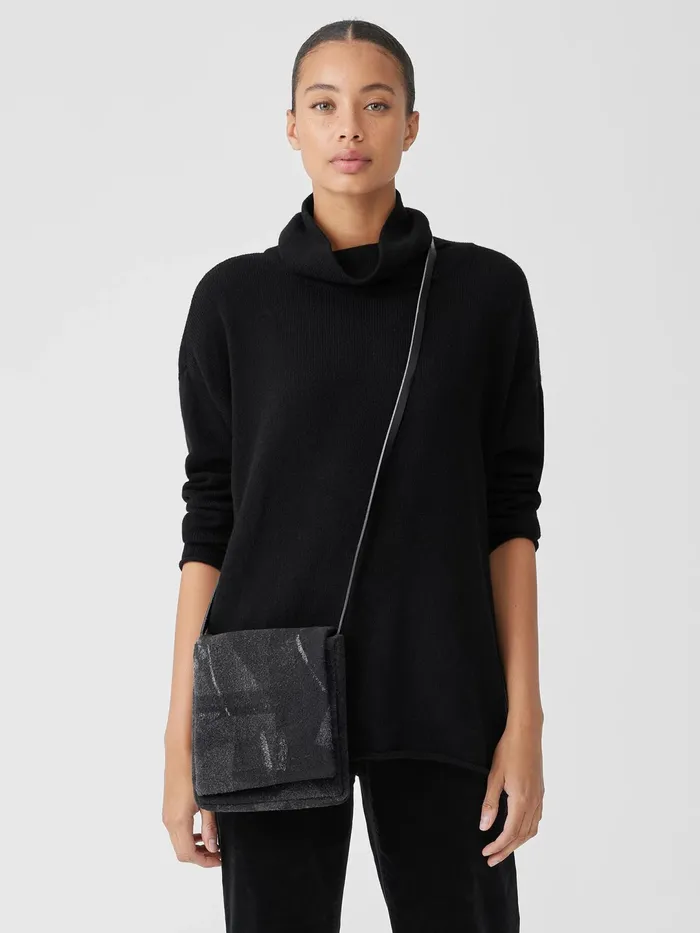 Women Accessories Eileen Fisher Waste No MoreCrossbody Bag Charcoal