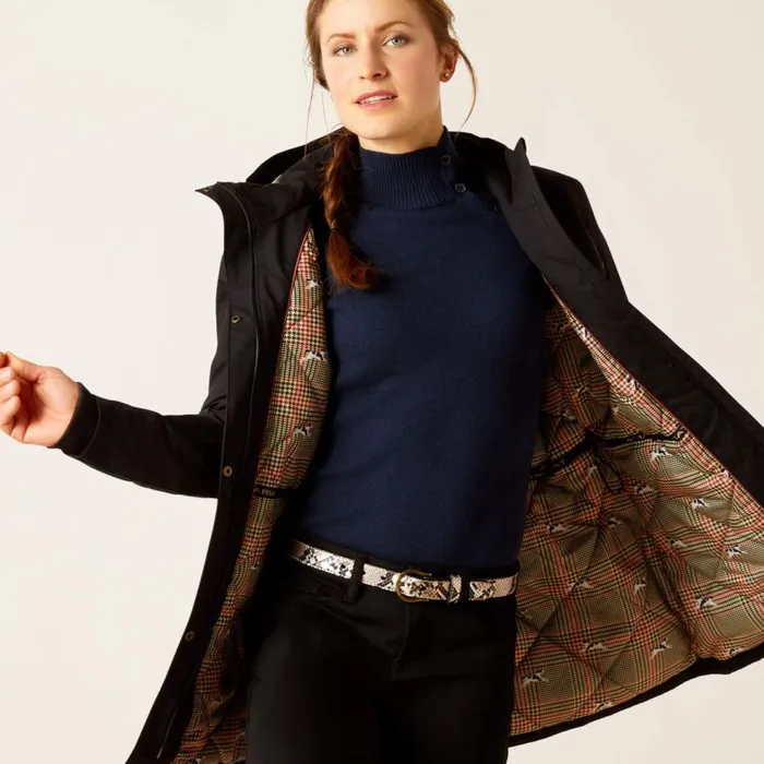 Women Argentium Parka Black Ariat Jackets and Vests Women Argentium Parka Black Ariat Jackets and Vests