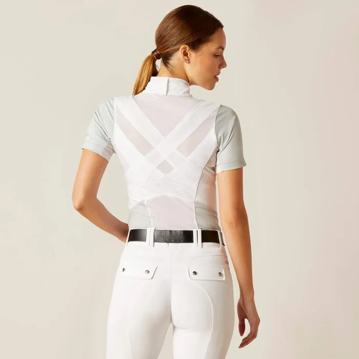 Women Ascent Show Shirt Pearl Grey Ariat English Riding Women Ascent Show Shirt Pearl Grey Ariat English Riding