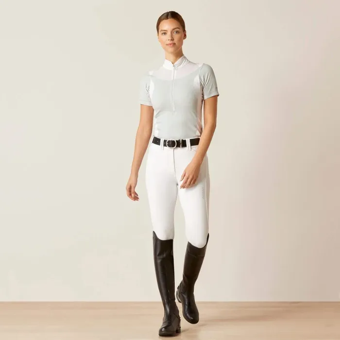 Women Ascent Show Shirt Pearl Grey Ariat English Riding Women Ascent Show Shirt Pearl Grey Ariat English Riding