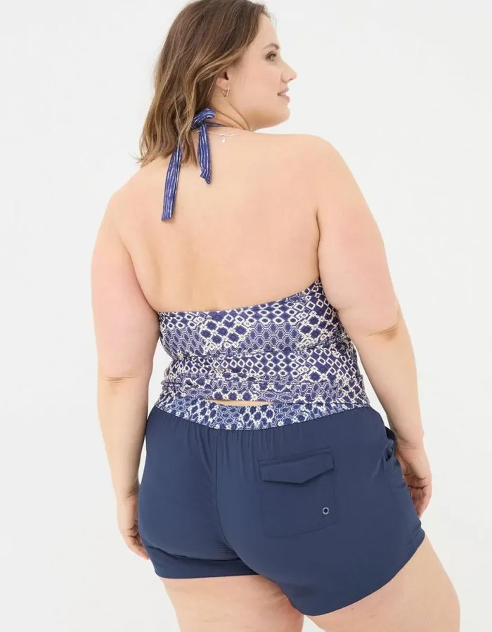 Women Beachwear and Swimwear FatFace Shay Boardshorts Navy