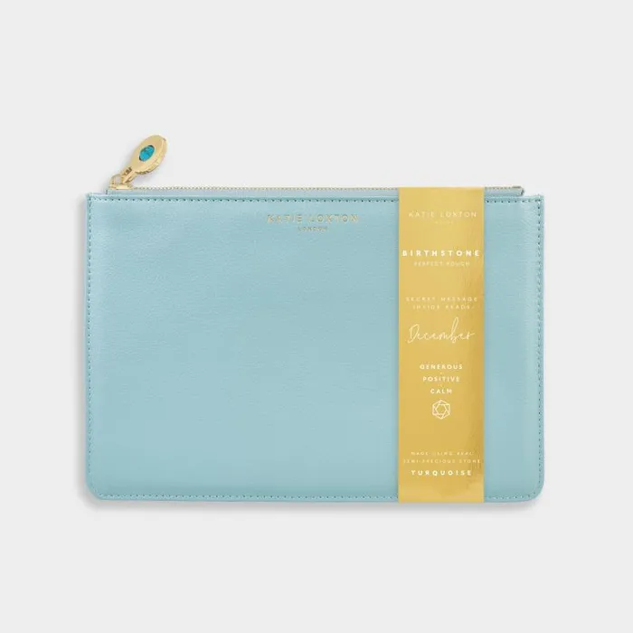 Women Birthstone Perfect Pouch 039December039 Katie Loxton Clutch Bags and Pouches