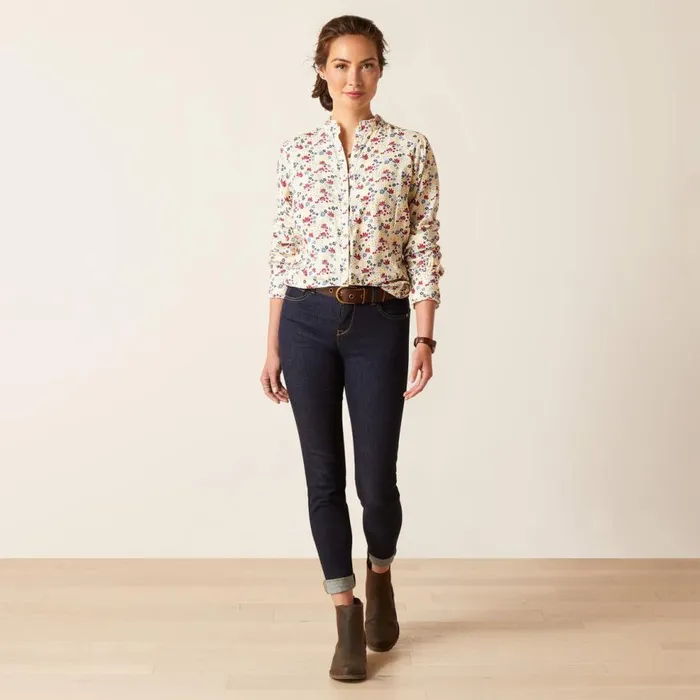 Women Clarion Blouse Mod Floral Ariat TShirts and Tops
