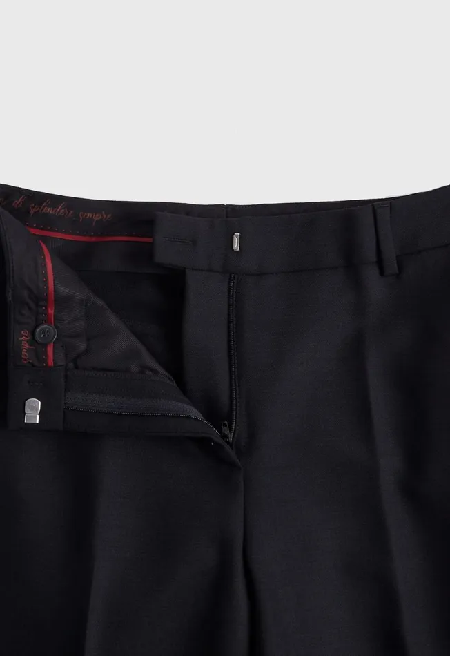 Women Classic Straight Leg Pant Black Paul Stuart Bottoms Women Classic Straight Leg Pant Black Paul Stuart Bottoms