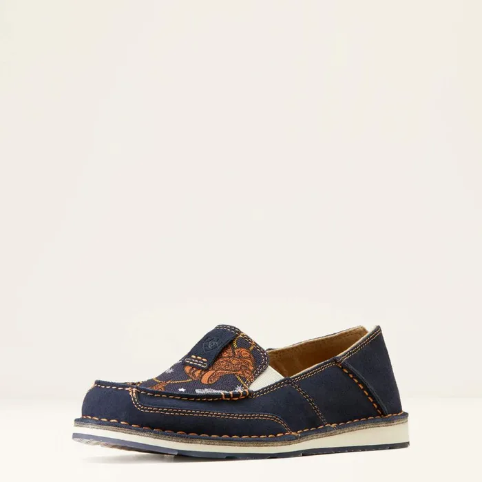 Women Cruiser Navy Blue Suede Saddle Up Print Ariat Shoes and Sneakers Women Cruiser Navy Blue Suede Saddle Up Print Ariat Shoes and Sneakers