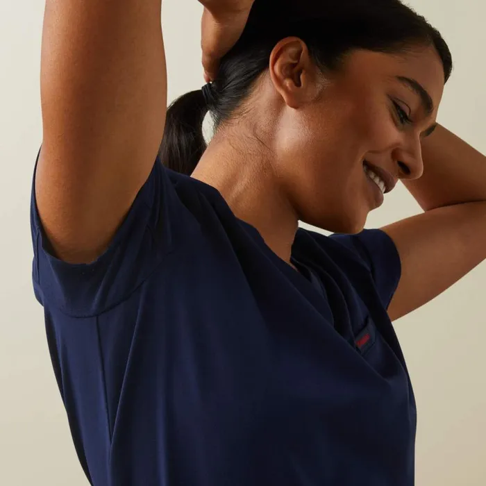 Women Eliza Fashion Scrub Top Navy Ariat Scrubs Women Eliza Fashion Scrub Top Navy Ariat Scrubs