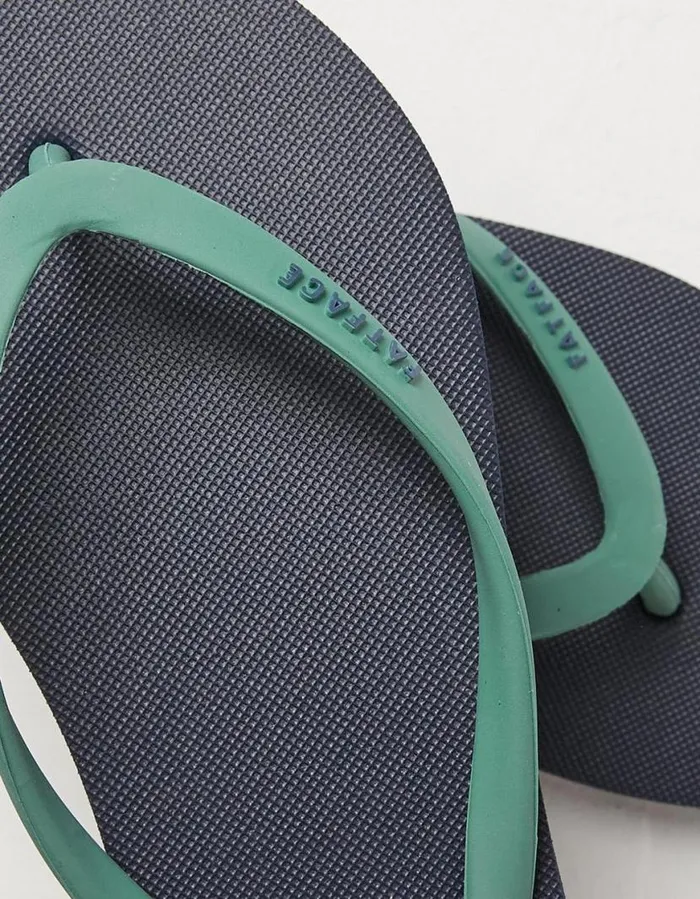 Women Flip Flops FatFace Portloe Flip Flop Navy