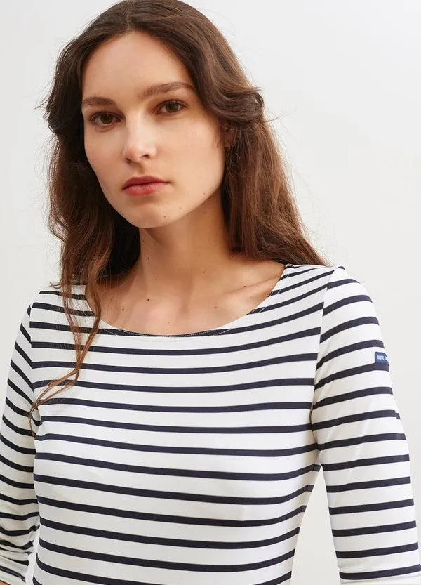 Women GARDECOTE III White Navy Saint James Breton Striped Shirts Women GARDECOTE III White Navy Saint James Breton Striped Shirts