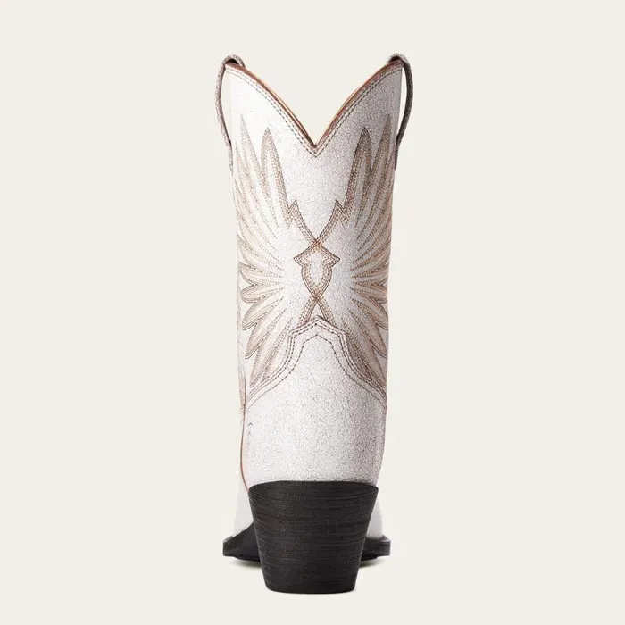 Women Goldie Western Boot Distressed White Ariat Western Boots