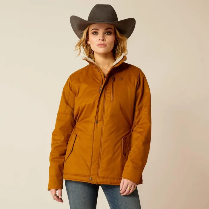 Women Grizzly Insulated Jacket Chestnut Ariat Jackets and Vests