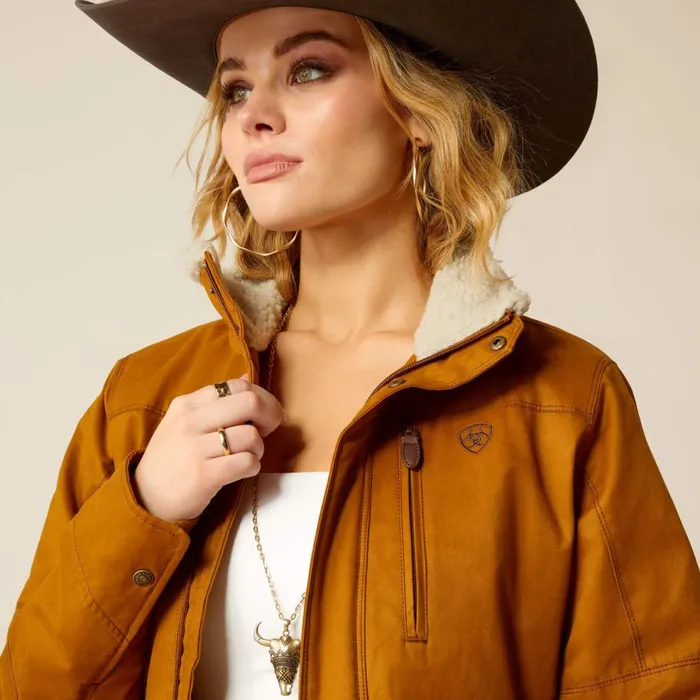 Women Grizzly Insulated Jacket Chestnut Ariat Jackets and Vests