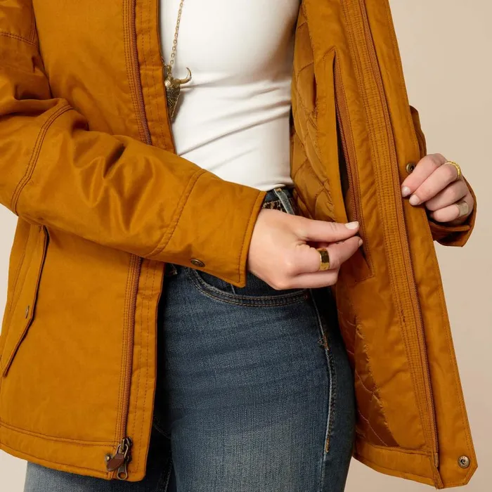 Women Grizzly Insulated Jacket Chestnut Ariat Jackets and Vests