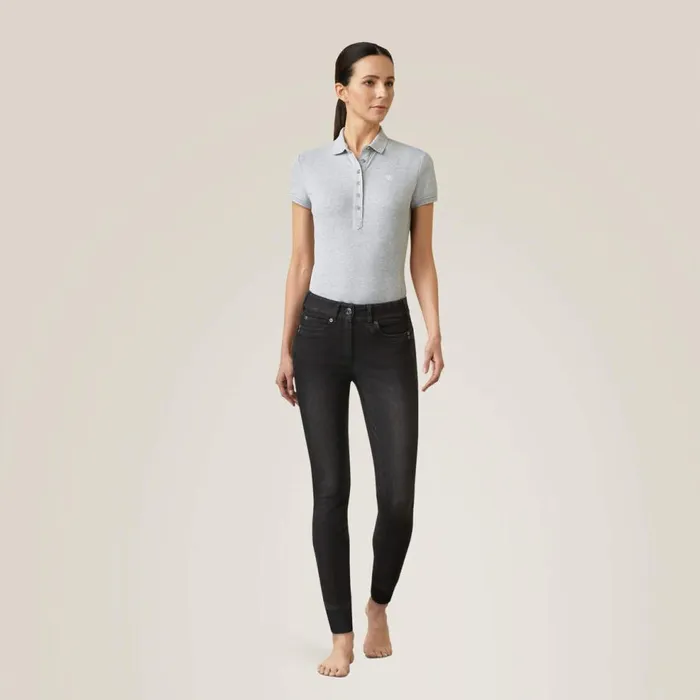 Women Halo B Denim Full Seat Breech Black Rinse Ariat Pants and Shorts Women Halo B Denim Full Seat Breech Black Rinse Ariat Pants and Shorts