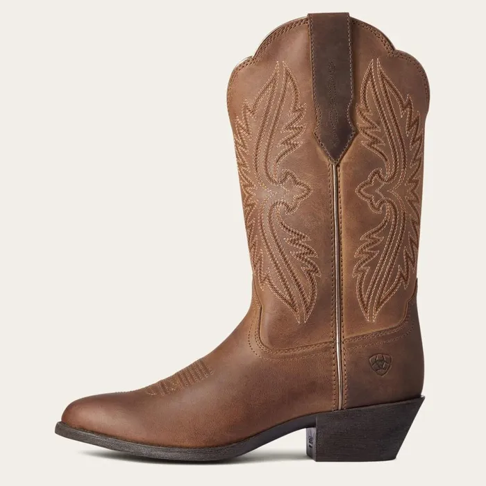 Women Heritage R Toe StretchFit Western Boot Distressed Brown Ariat Western Boots Women Heritage R Toe StretchFit Western Boot Distressed Brown Ariat Western Boots