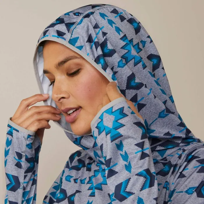 Women Laguna Hoodie Riverton Print Ariat TShirts and Tops