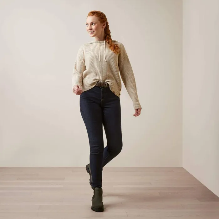 Women Los Altos Sweater Oatmeal Heather Ariat Sweaters and Cardigans Women Los Altos Sweater Oatmeal Heather Ariat Sweaters and Cardigans