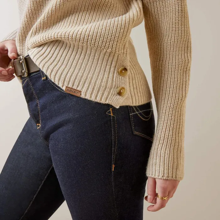 Women Los Altos Sweater Oatmeal Heather Ariat Sweaters and Cardigans Women Los Altos Sweater Oatmeal Heather Ariat Sweaters and Cardigans