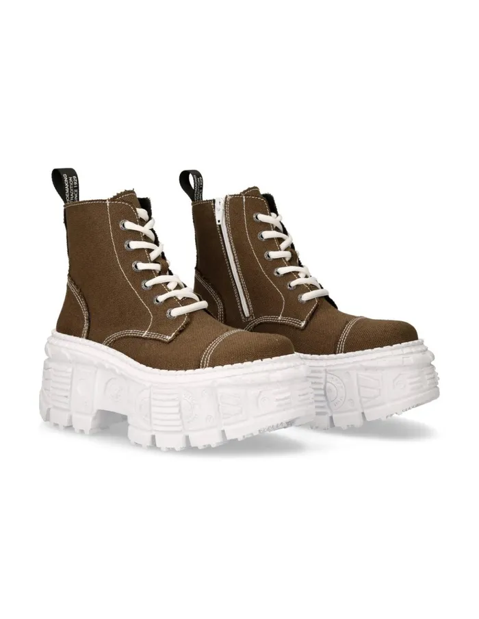 WomenMen Ankle Boot Tank MWall005V28 New Rock Platform
