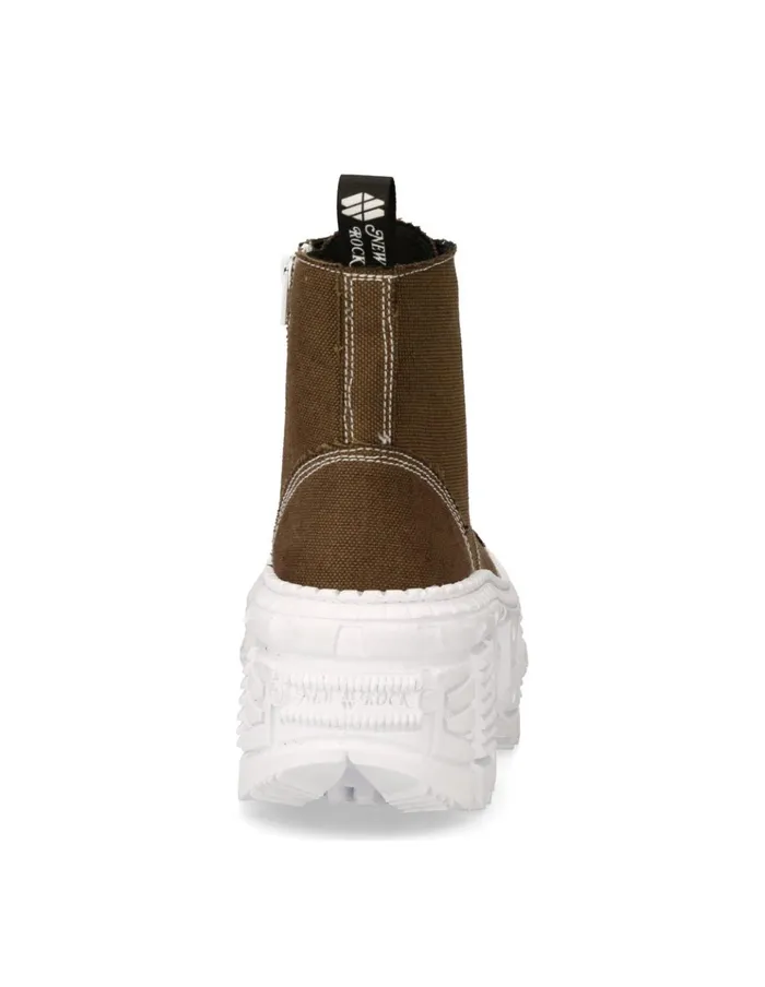 WomenMen Ankle Boot Tank MWall005V28 New Rock Platform