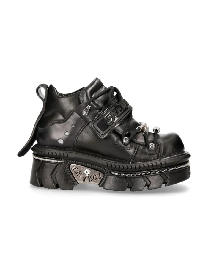 WomenMen Ankle Boot Techno MMet005C3 New Rock Platform