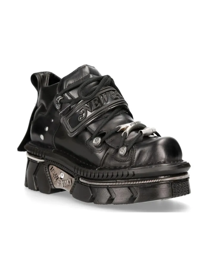 WomenMen Ankle Boot Techno MMet005C3 New Rock Platform