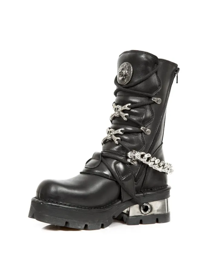 WomenMen Boot Metallic M1053C1 New Rock Boots