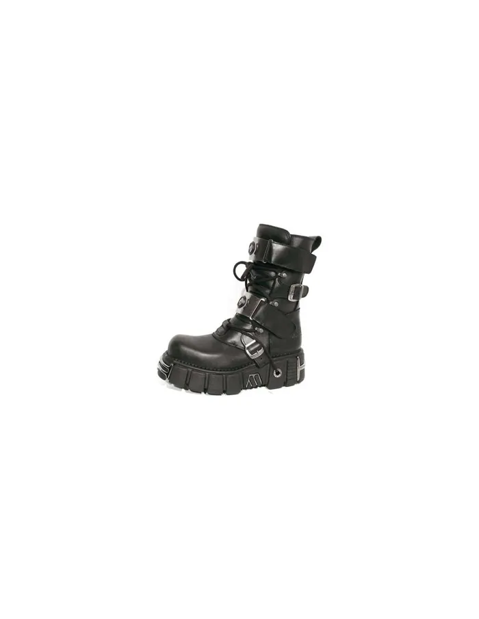 WomenMen Boot Metallic M143C1 New Rock Boots