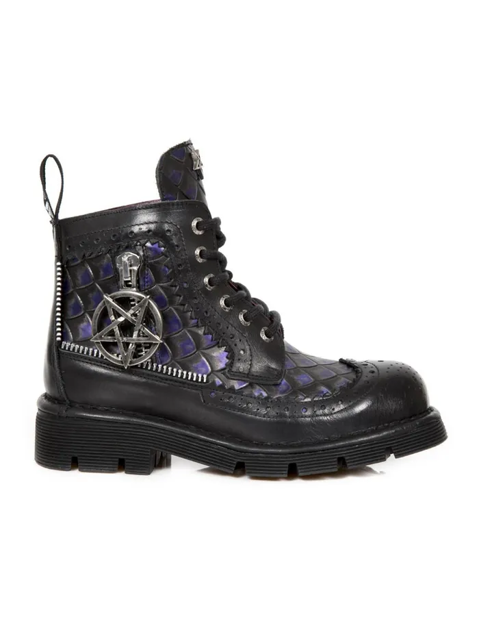 WomenMen Boot Metallic MMili122C1 New Rock Boots